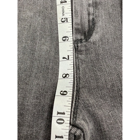 NWT Tractr High Rise Straight Leg Women's Jeans Distressed Hem Color Block Denim - Picture 7 of 8